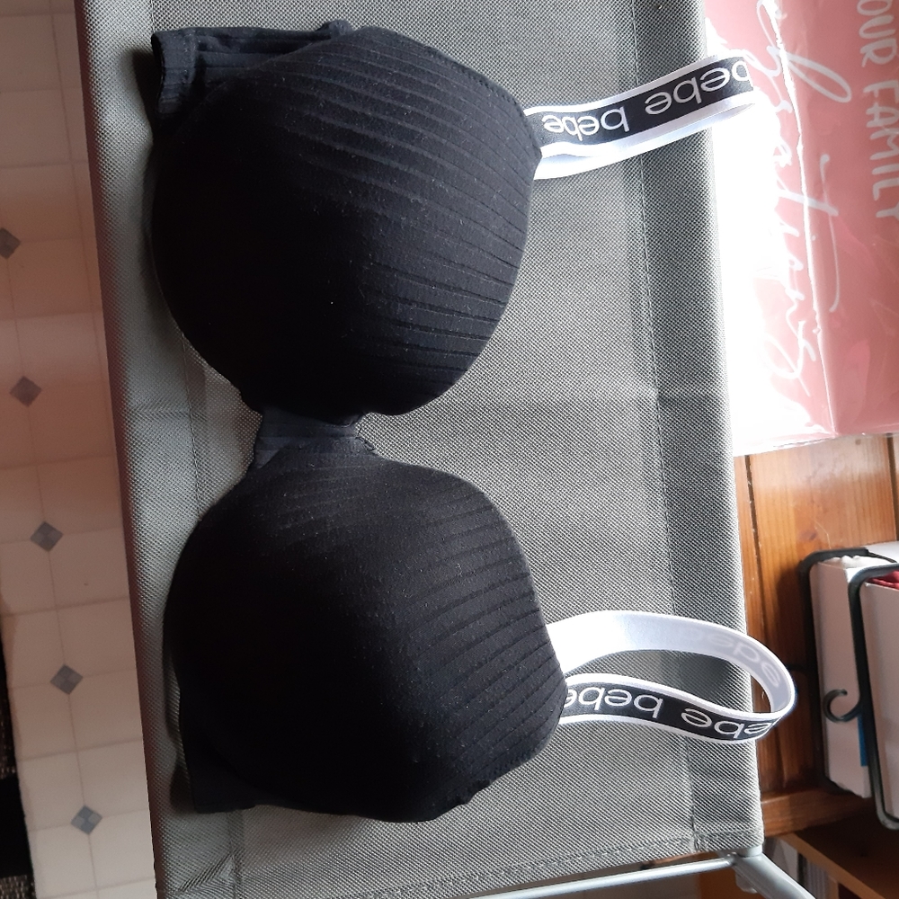 2 BEBE Womens 36 DD Push Up Bras